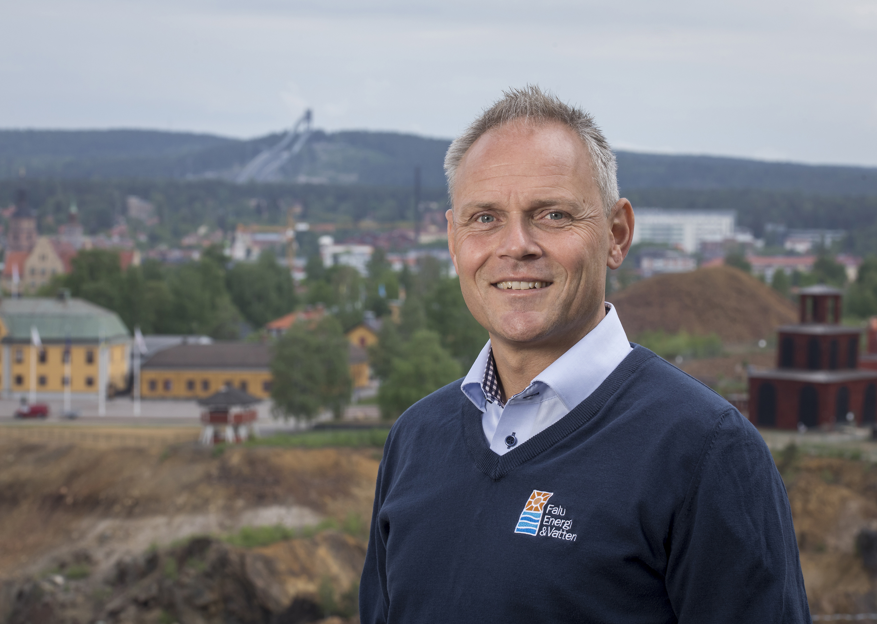 Johan Anell på Falu Energi & Vatten. Foto: henrik hansson